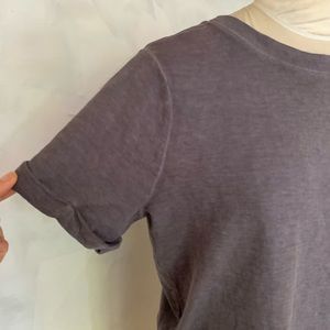 Athleta overdyed rolled sleeve t shirt